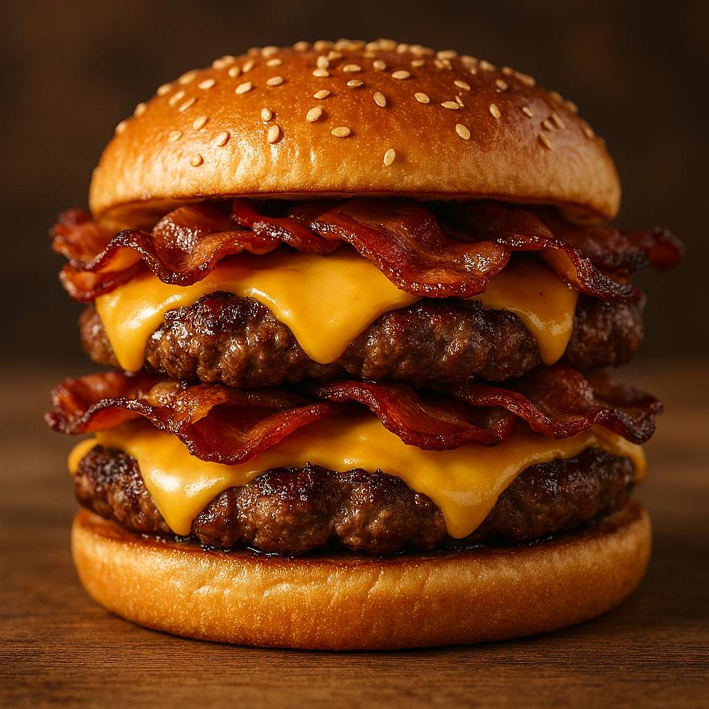 Dobbelt Bacon Cheese Burger