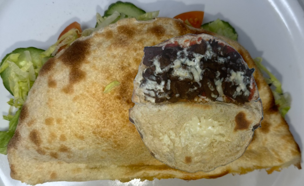Pizzasandwich Shawarma