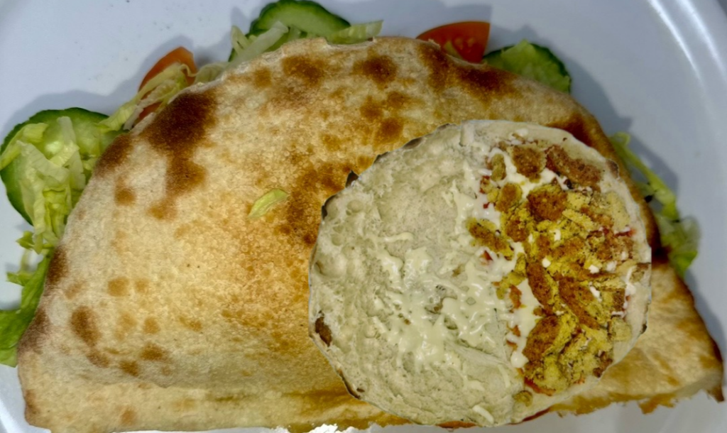 Pizzasandwich Falafel
