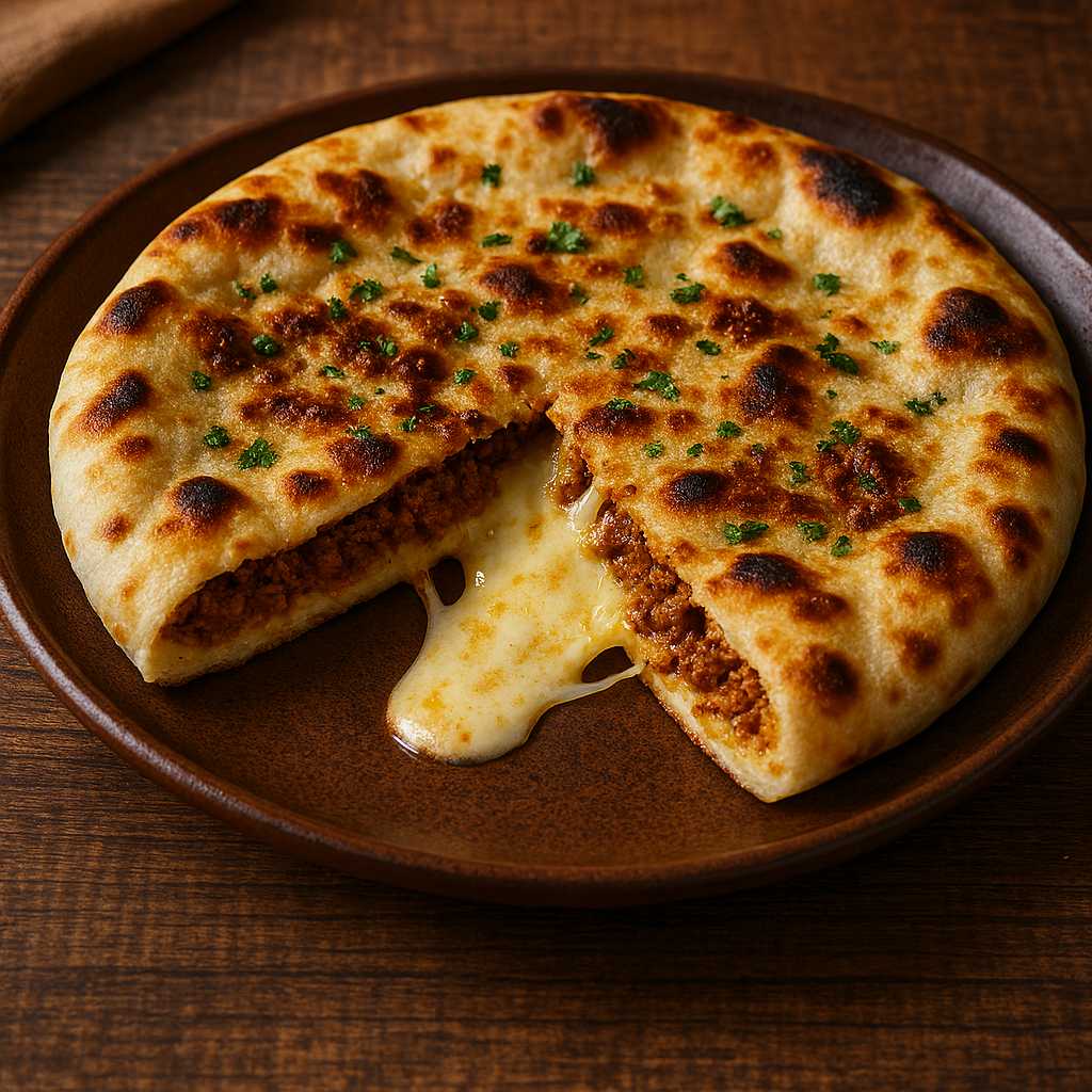 Keema Cheese Naan