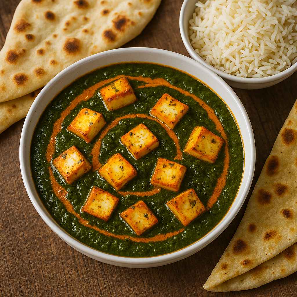 Palak Paneer (Hjemmelavet Ost)