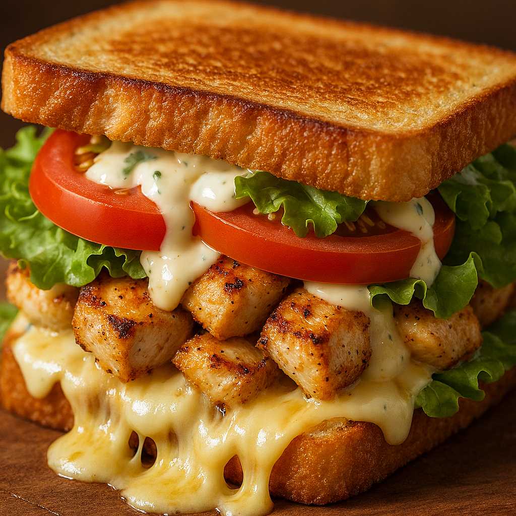 Pizzasandwich Kylling